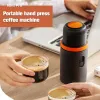 Verktyg Portable Espresso Coffee Machine, Compatible Nespresso Capsules Ground, Manuellt drivs, perfekt för rescamping