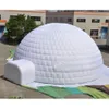 Индивидуальное белое светодиодное освещение купольной палатки иглу диаметром 10 м с гигантским воздушным надувным воздухом с 2 дверями для большой вечеринки