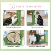 Grattoirs Livraison gratuite petite tour d'arbre à chat avec brosse de toilettage hamac chat griffoir griffoirs pour chat grattoirs chat jouets pour animaux de compagnie