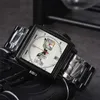 38% korting op horloge Bekijk nieuwe luxe herentag Multifunctioneel Mode Datum Sport Chronograaf uurwerk Quartz Montre h8