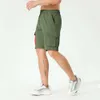 Lu Align Outfit Lu Yoga Short de sport pour hommes d'été européen américain vêtements de travail amples fitness pantalon à séchage rapide décontracté et Jogger Gry Lu-08 2024