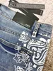 2024 nuovi jeans da uomo di lusso skinny strappati in difficoltà ~ jeans TAGLIA USA 28-38 ~ bellissimi pantaloni da motociclista in denim causale da motociclista slim da uomo jeans hip hop