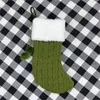 Christmas Decorations 10pcs/lot Customers Often Bought With Similar Items Stockings 16 Inch Large Size Knitted Xmas Stocking