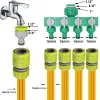 Irrigatori 10PCS 1/2 pollici 16mm Connettori Giardinaggio Tubo dell'acqua del rubinetto Collegamento rapido Tubo adattatore Estendi Riparazione Raccordo Irrigazione Serra