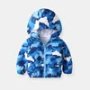 Jongens Lente Herfst Jassen Kinderjassen Peuter Meisjes Windjack met capuchon Met zak Kindrits Bovenkleding Babykleding 2-7 jaar 240223