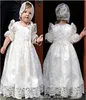 White Lace Baby First Communion Dresses Gor Girls Toddler Dress Vestido Primera Comunion Christening Gowns Para Ninas For Baby FG15971279