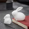 Tea Pets Creative Ceramic Cute Decoration Mini Pet Decor Animal Sculpture Crafts Table Ornaments Tradition Accessories