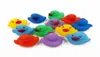 12 datorer Hela barn Summer Swimming Pools Spela barn Småbarn Baby Bath Toys Rubber Colorful Quack Ducks3989018