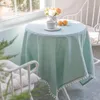 Toalha de mesa de jantar bolas de casamento toalha de mesa de linho natal à prova d'água capa de café