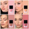 4 couleurs liquide Blush cosmétiques naturel longue durée maquillage fard à joues Gel crémeux Rouge joue outils de maquillage 240220