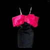 Casual Dresses Birthday Party Short Dress Women's Engagement Mini Female High Quality Socialite Temperament Bow Tie Strapless