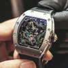 Hot Sale Montre Luxe Original Richards Millers Tourbillon Men Watch Designer Movement Watches Mirror Quality Skeleton Diamond Luxury Mens Watch Dhgate New