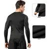 2-teiliges Set für Herren, zum Laufen, Fitnessstudio, Joggen, Thermo-Unterwäsche, zweite Haut, Kompression, Fitness, MMA, Rashgard, männlich, schnell trocknend, Trainingsanzug 240228