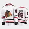 Chicago''Blackhawks''Jonathan Toews av hög kvalitet Jersey Lafferty Caleb Jones Stalock Max Domi Johnson Andreas Athanasiou Jujhar Khaira Connor Murphy Hock