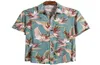 Men039s T-shirts Zomer Puur Katoen Heren Hawaiiaans Shirt Met Korte Mouw Gedrukt Grote Amerikaanse Maat Hawaii Bloem Strand BloemenpatronenMen7300252