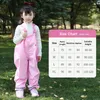 Barn Rain Gear Ultralight Waterproof Children Strap Suspender Pants and Poncho 240226