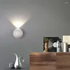 Lampa ścienna aluminiowe światła okrągłe w kształcie dekoracji ogrodowej dekoracja nowoczesna wodoodporna el korytarz zewnętrzny dioda LED na zewnątrz