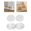 Bougeoirs 2 pièces lampes à huile rechargeables changent facilement le liquide transparent en verre transparent pour les restaurants ménagers salle à manger utilisation intérieure