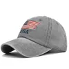 Ball Caps American Flag Hats Vintage Washed Distressed Cotton Dad Hat Baseball Cap Adjustable Trucke RMen Women Style Headwear
