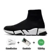 Designerskie buty swobodne trener mody Platforma Skarpetka Mężczyźni Mężczyźni Triple Socks Boots Black White Graffiti Vintage Marka Luksusowe trenerzy Speed ​​Sneakers Rozmiar 36-45