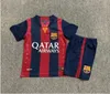 Kit enfants Retro BarcelonaS Soccer Jerseys 05 06 08 09 11 12 100ème maillot de pied classique RIVALDO RONALDO GUARDIOLA RONALDINHO 10 11 14 15 XAVI MESSIS maillot de football