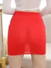 Gonne Sexy Avvolgente Hip Trasparente Trasparente Elastico da donna Mini Micro Lift BuPencil Abbigliamento donna lucido