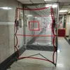 Easy Set Up Tennis Rebound Net Mini Racquet Sports Ball Rebounder 200x145cm Pitch Back Single Practice BOUNCEBACK FRAME 240223