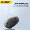 Fareler Essager 2.4G Kablosuz Fare Ergonomik Fare 1600 DPI MacBook Tablet Dizüstü PC Oyun Aksesuarları için Sessiz Tıklayın USB Alıcı