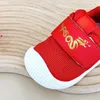 First Walkers Marque Infant Mesh Baskets Chinois Rouge 2024 Chaussures de sport respirantes pour tout-petits garçons filles semelle souple printemps en plein air