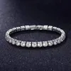 S925 sterling zilveren modearmband met eenvoudige stijl Mosan diamant volledige diamanten armband temperament vrouwelijk verjaardagscadeau voor vriendinnen