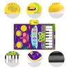 Baby Musical Piano Drum Play Mat 2 in 1 for Kids Toddlers Floor Keyboard Dance Mat with Sounds Baby Toy Music Blanket 240226