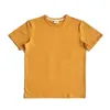 Saucezhan hauts t-shirts hommes t-shirt été à manches courtes 5 couleurs pur coton Anformation tissu double tissé 340g 240228