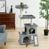 Scratchers Fast Domestic Delivery Pet Cat Tree Tower Condo House Scratcher Post Toy for Cat Kitten Cat Jumping Toy with Ladder Playing Tree