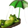 Garden Decorations Frog Outdoor Decor Statue Landscape Lighting For Lawn Bedroom Balcony