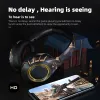 Hoofdtelefoon/headset POLVCDG Bluetooth -hoofdtelefoon gaming hoofdtelefoon ruis annulering hoofdtelefoon met microfoon voor mobiele telefoon PC Android, iOS