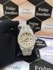 Wysokiej jakości ręcznie robiony pełny lodowany ruch ze stali nierdzewnej Automatyczny ruch Hip Hop VVS Moissanite Diamond Watch od indyjskiego eksportera