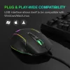 Mice Ergonomic Wired Gaming Mouse 6400 DPI Optical USB Computer Mouse 7 Buttons USB Wired Mice With LED Backlight For PC Laptops