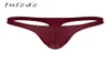 Mens Lingerie Bikini Gstring Tback Perizoma Slip Vita bassa Rigonfiamento Pouch Mutandine sexy erotiche Traspirante Gay Maschile Intimo Donna038346074