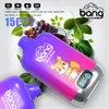 Original Bang Digital Box 12000 Puff Vape desechable 0% 2% 3% 5% 20ml Pod 850mAh Batería Dispositivo de bobina de malla recargable Vape Pen 15000 15k puff 12k