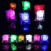 Vattentät LED Ice Cube Multi Color Flashing Glow in the Dark Light Up For Bar Club Drinking Party Wine Decoration 240301