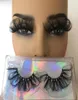 Falska ögonfransar Återanvändbara Crisscross Lashes Mink Full Strip Bulk 30mm långa mjuka leverantörer 5D Fake Extension 1 Par7755161