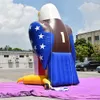 gigante atacadista 4/6/8mh ou inflável American Hawk USA Eagle Réplica desenho animado para publicidade ao ar livre