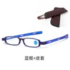 Sunglasses With Sleeve Reading Glasses Case Men Women Mini Portable Pen Presbyopic 1.0-4.0