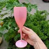 Tumblers Champagne Flutes Glasse Plastic Wine Glasses 식기 세척기 안전 흰색 유리 레스토랑 맥주 위스키 음료웨어