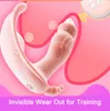 Wearable Vlinder Dildo Vibrator Volwassen Speeltjes voor Vrouwen G Spot Clitoris Stimulator Draadloze Afstandsbediening Vibrator Panty3 Y199637398