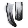 Chaussettes pour hommes 1 paire Hallowmas Casual 3D imprimé basse coupe cheville coton pour hommes/femmes drôle