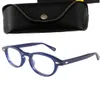 Johnny Depp Retrovintage Frame Royalblue Pureplank Солнцезащитные очки в оправе 494644 Унисекс для Prescritpion Fullset Box5994310