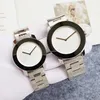 32% rabatt på Watch Watch Fashion Full Man Woman Couples Lovers rostfritt stål Metalband Luxury AAA Clock MV 12