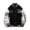 Vestes pour hommes pour hommes Street Broderie Baseball Uniforme Femmes Ruffian Beau Bouton High Sense Winter Varsity Jacket