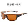Sunglasses Frames Sporty Fashionable Mens Polarized Colorful Sunglasses Night-vision Device for Cycling One Piece Outdoor Silicone Glasses